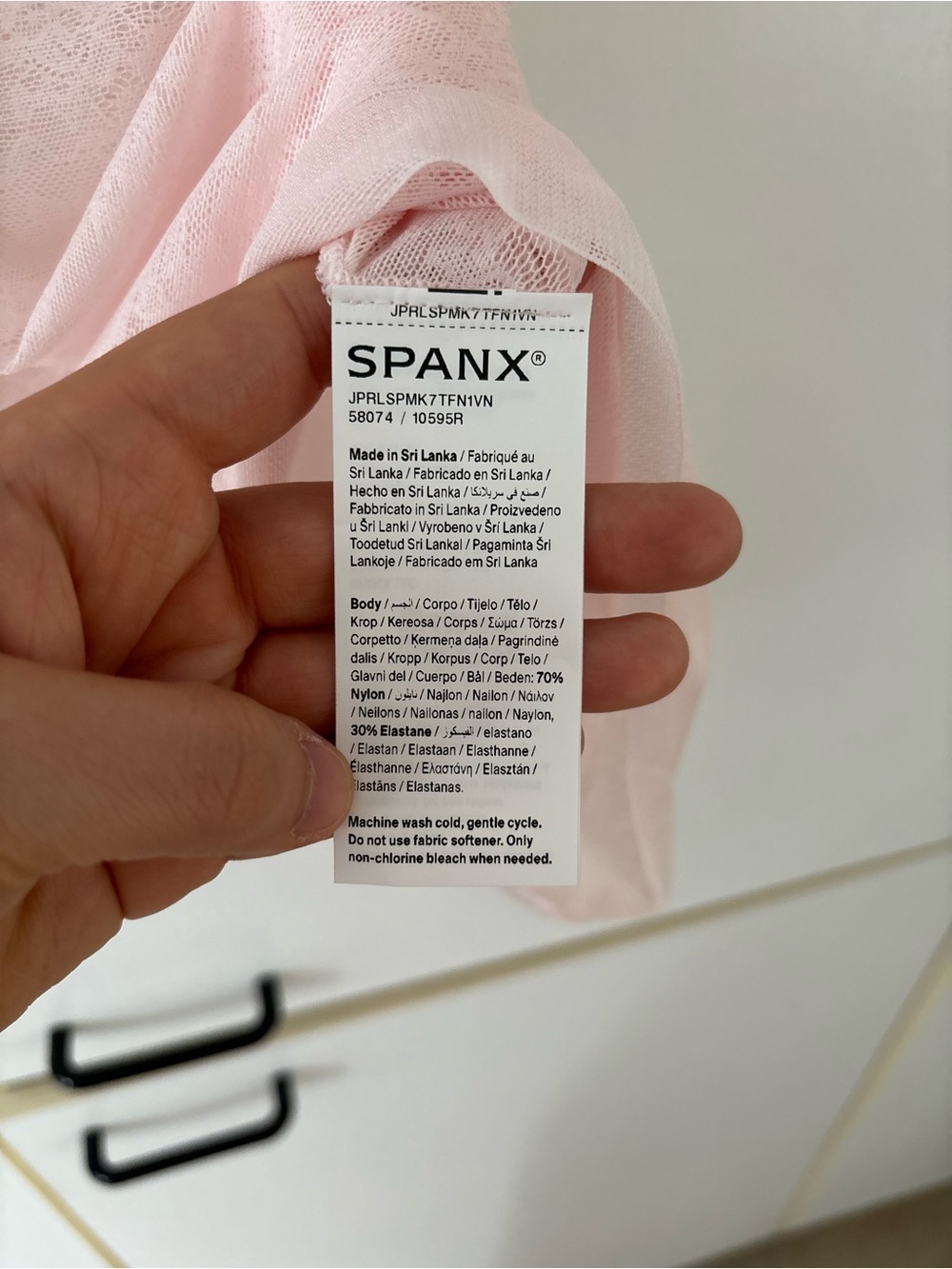 NWT Spanx Supersmooth Day to Date Night Lace Cami 2X Blush Pink Edgy Plus Size - Picture 9 of 13